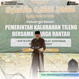 Pererat Silahturahmi, Pemerintah Kalurahan Tileng Gelar Syawalan dan Halal Bi Halal